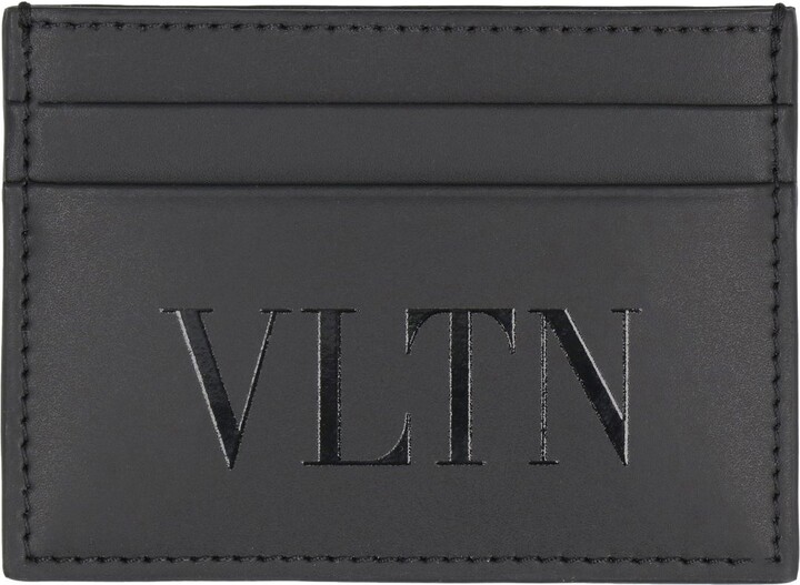Valentino Vsling Ostrich Leather Wallet On Chain - ShopStyle