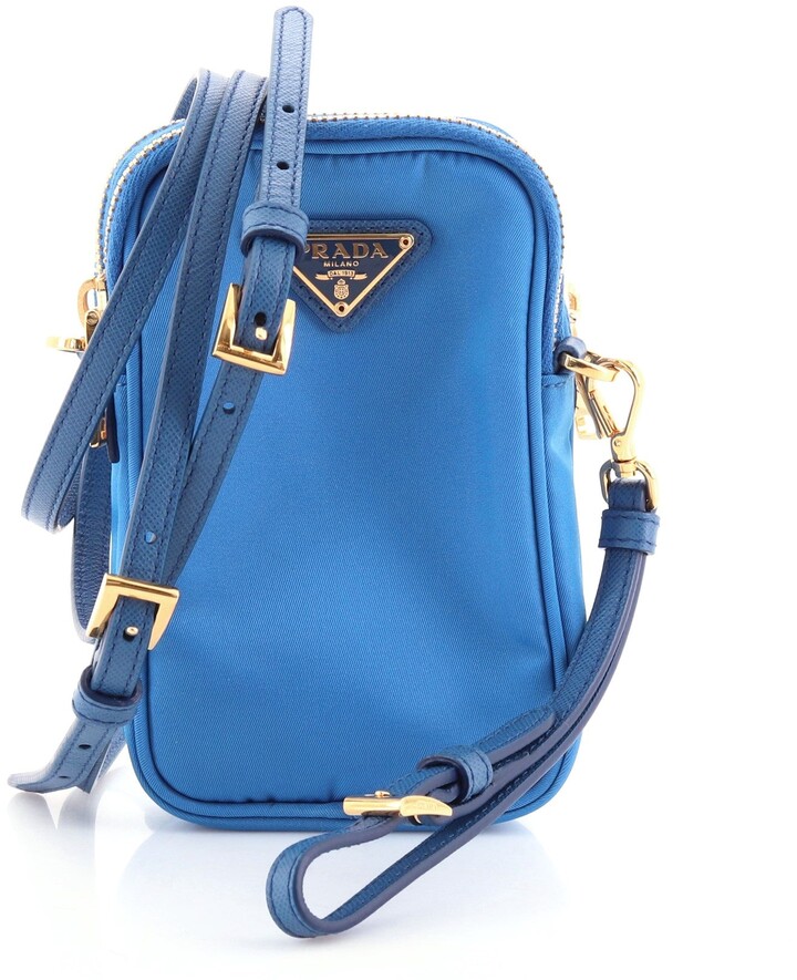 prada purse blue