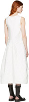 Thumbnail for your product : Junya Watanabe White Denim Seam Stripe Dress