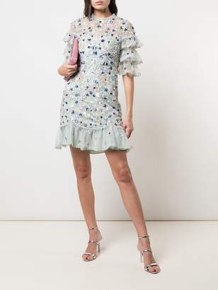 Needle & Thread sequin-embellished mini dress