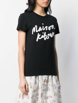 MAISON KITSUNÉ logo print T-shirt