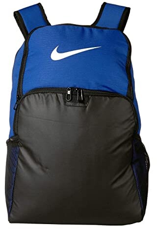 nike blue large logo backpack