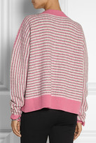 Thumbnail for your product : Ryan Lo Crystal-embellished wool-blend sweater