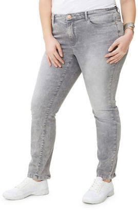 Junarose Slim Washed Ankle Skinny Jeans- Grey