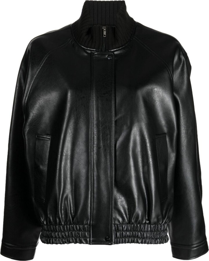 fiction tokyo ❤︎ Faux Leather Blouson Faux Leather Moto Jacket | Anthropologie