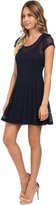 Thumbnail for your product : Gabriella Rocha Lace Cap Sleeve Fit & Flare Dress