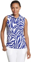 Thumbnail for your product : Chico's Graphic Zebra Sleeveless Top
