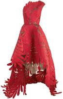 Thumbnail for your product : Oscar de la Renta asymmetric embroidered gown