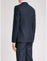 Thumbnail for your product : Thomas Pink Hamilton birdseye-pattern slim-fit wool jacket