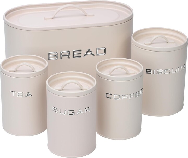 John Lewis Partners Stacking Tea Coffee Sugar Ceramic Storage