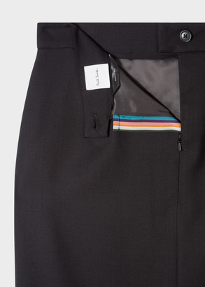 Paul Smith Women's Black Midi 'A Skirt To Travel In'