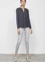 Thumbnail for your product : Mint Velvet Lakewood Grey Triple Zip Skinny Jean