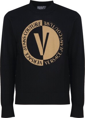 Versace Maglia Girocollo Buckle Look Sfilata - ShopStyle Sweaters