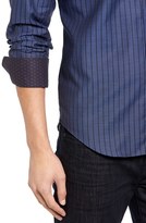 Thumbnail for your product : Bugatchi Men's Shaped Fit Stripe Sport Shirt