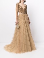 Thumbnail for your product : Saiid Kobeisy Bead-Embellished Gown