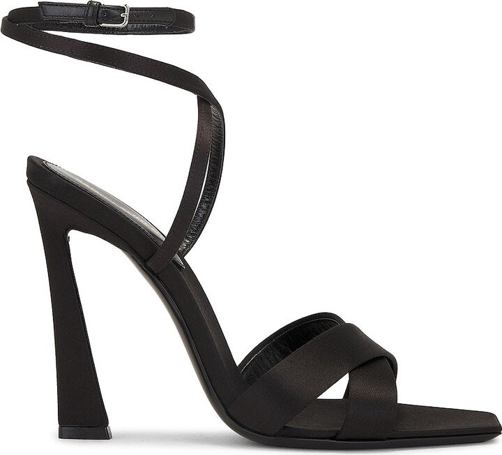 Saint Laurent Lydia Sandal in Black