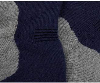 Barbour Cragg Boot Socks Colour: NAVY, Size: MEDIUM