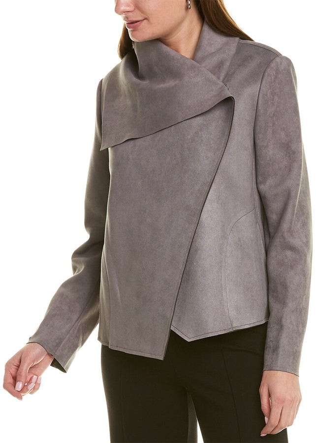 anne klein asymmetrical jacket