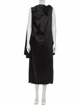 Thumbnail for your product : Marina Moscone Bateau Neckline Long Dress Black