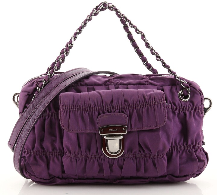 purple prada bag