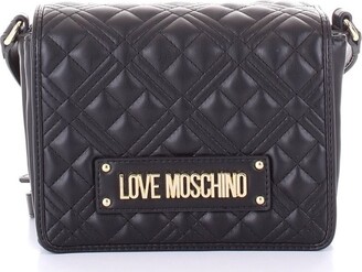 discount 64% Black/Multicolored Single Love Moschino Handbag WOMEN FASHION Bags Print 