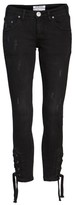 Thumbnail for your product : One Teaspoon Women's Freebirds Side Tie Crop Skinny Jeans