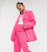 Thumbnail for your product : Collusion oversized cord blazer in pink