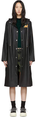 Proenza Schouler Black Hooded Raincoat