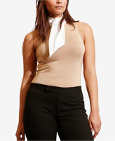 Thumbnail for your product : Lauren Ralph Lauren Plus Size Contrast-Neckline Top