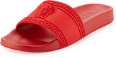 Thumbnail for your product : Versace Medusa-Head Slide Sandal, Red