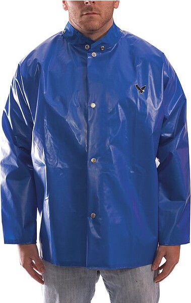 Tingley TingleyRainJacket,L,Blue,Polyurethane,MensJ22201