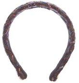 Thumbnail for your product : Chanel Tweed Embellished Headband