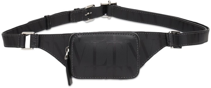 Valentino Garavani Vltn Print Mini Leather Belt Bag - ShopStyle
