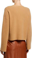 Thumbnail for your product : Jason Wu Cashmere Long-Sleeve Crewneck Twisted Front Sweater