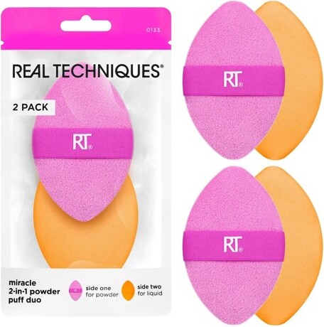 Real Techniques RealTechniquesMiracle2-in-1MakeupPowderPuffDuo
