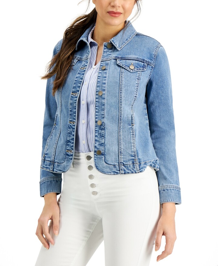 best petite denim jacket