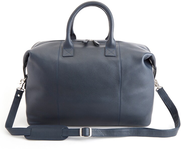 The Darrio Brown Leather Duffle Bag
