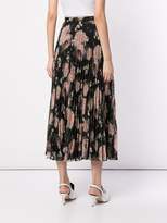 Thumbnail for your product : Erdem floral print pleated skirt