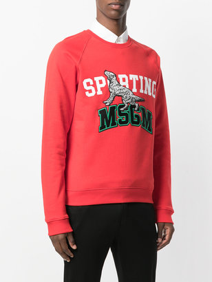 MSGM branded sweatshirt