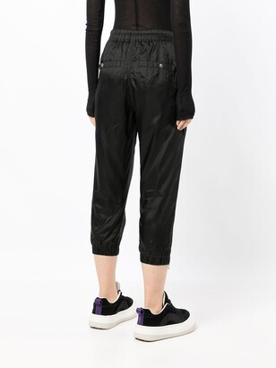 Rick Owens Drawstring-Waist Cropped Trousers