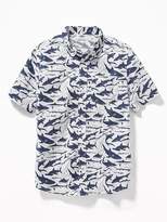 Thumbnail for your product : Old Navy Classic Built-In Flex Printed Shirt for Boys