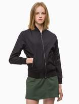 Thumbnail for your product : Calvin Klein solid logo bomber jacket