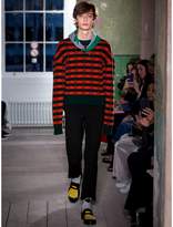 Thumbnail for your product : Burberry Geometric Wool Cotton Blend Sculptural Sweater