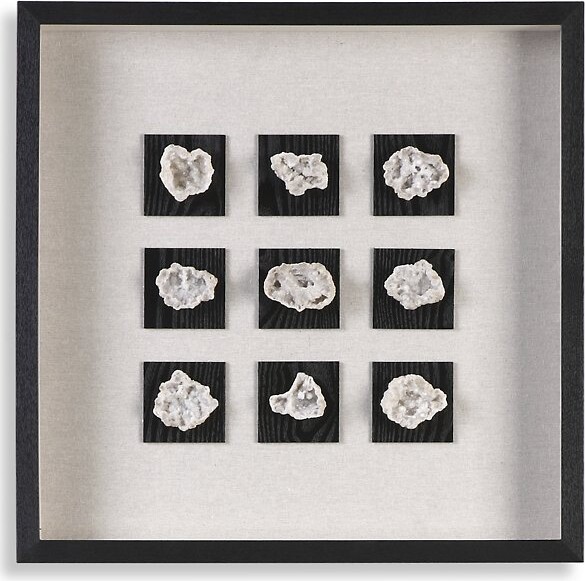 Uttermost Geode Shadow Box in Black