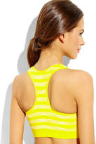 Thumbnail for your product : Champion Yellow Seamless Stripe Sports Bra
