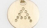 Thumbnail for your product : Roberto Coin 'Tiny Treasures' Diamond Initial Disc Pendant Necklace