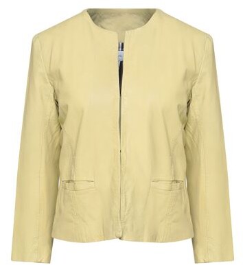 Light Green Leather Jacket | Shop the world's largest collection of 