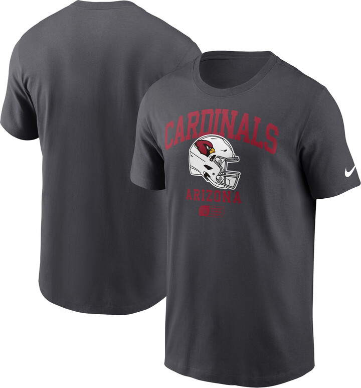 Men's Nike Anthracite Arizona Cardinals Helmet Essential T-Shirt