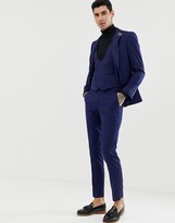 Thumbnail for your product : Gianni Feraud slim fit perfect navy wool blend suit jacket