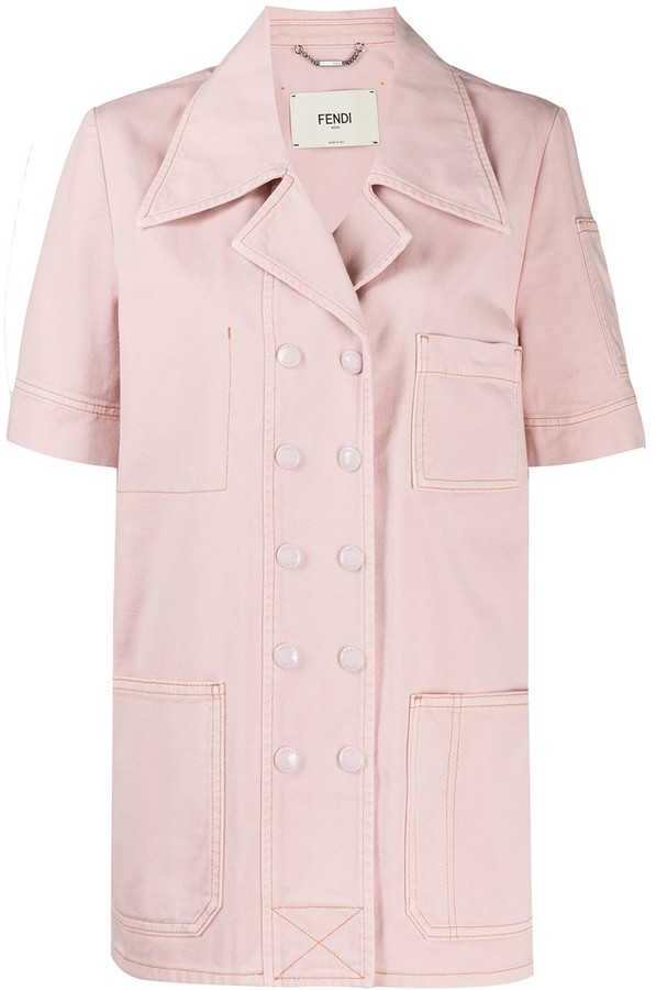 fendi coat pink